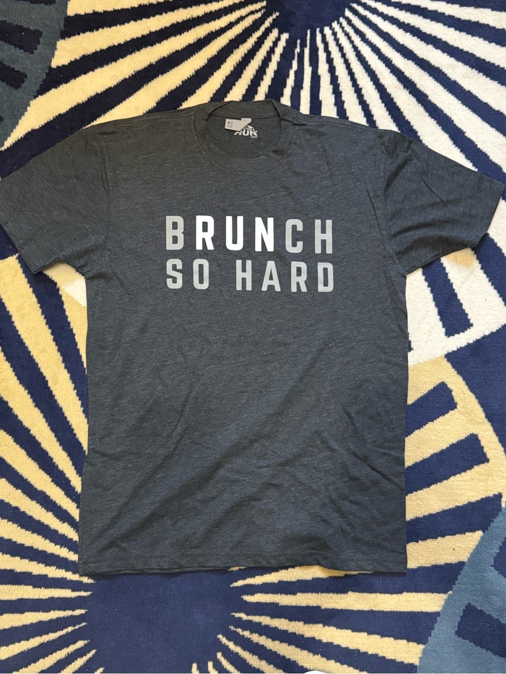 Brunch So Hard Men's Graphic Tee - Charcoal Gray